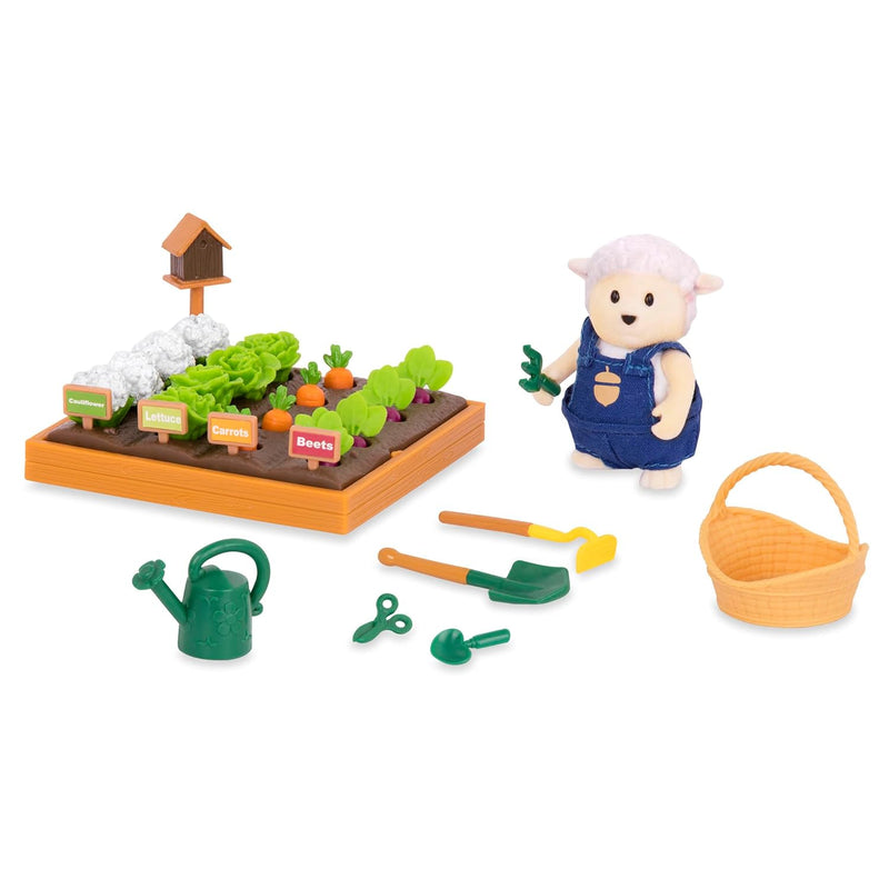 Li’l Woodzeez – 31 Pcs Garden Playset – Pretend Play Gardening Tools & Acce