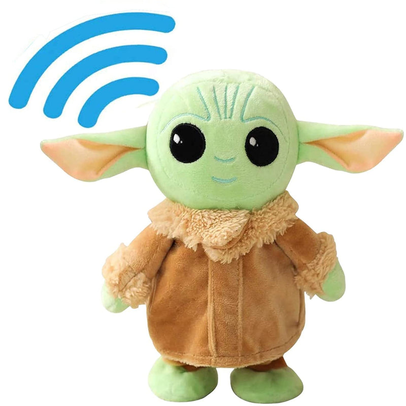 Talking Baby Yoda 7.8 Inch,Walking Baby Yoda And Toy Repeats What You Say P