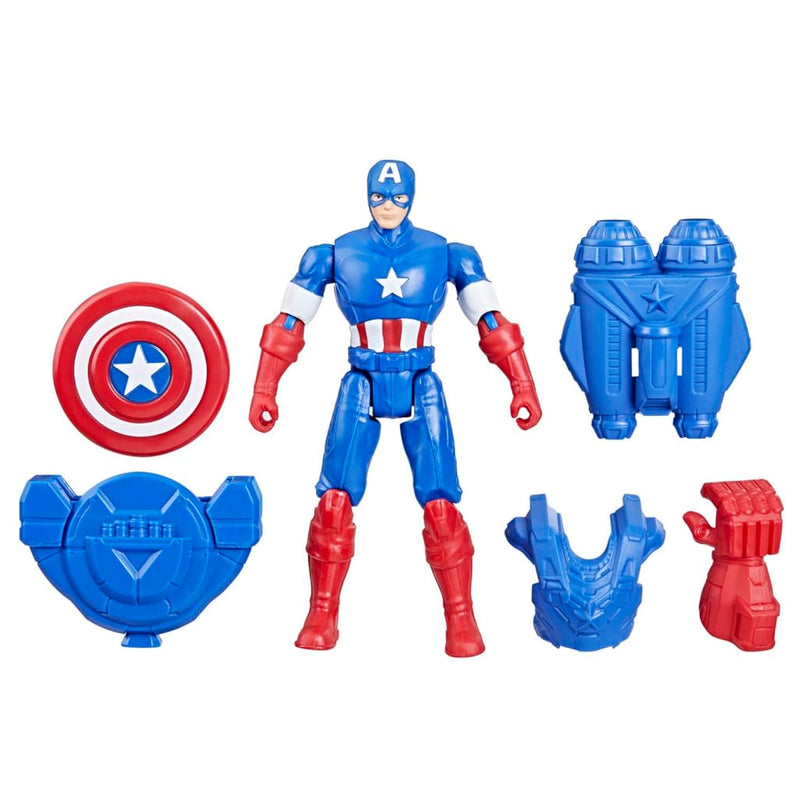 Marvel Epic Hero Series Battle Gear Captain America Action Figure, 4-Inch,