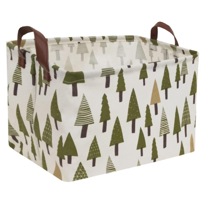 Rectangular Canvas Storage Bins,Waterproof Storage Basket,Collapsible Toy Organi