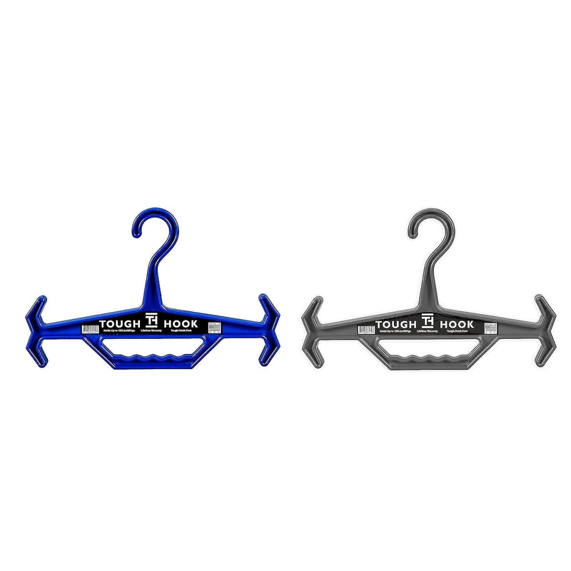 Original Hangers Gen2 | Set Of 2 Blue And Grey |Usa Made | Multi Pack