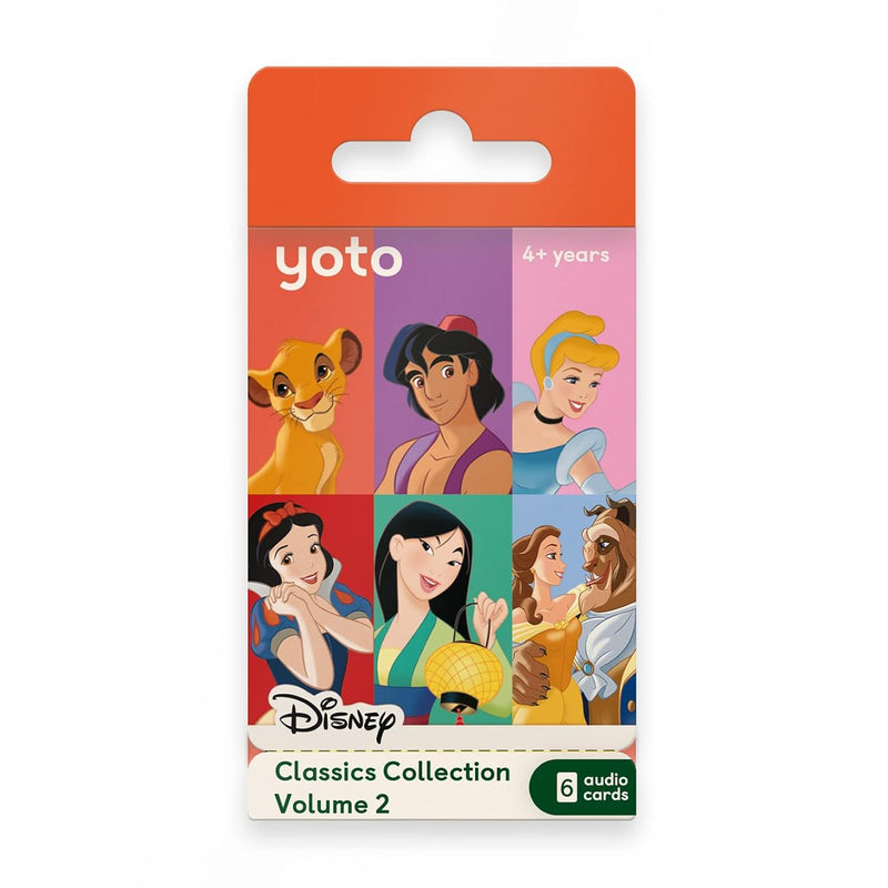 Yoto Disney Classics Collection: Vol. 2 – Kids 6 Audiobook Cards for Use Pl