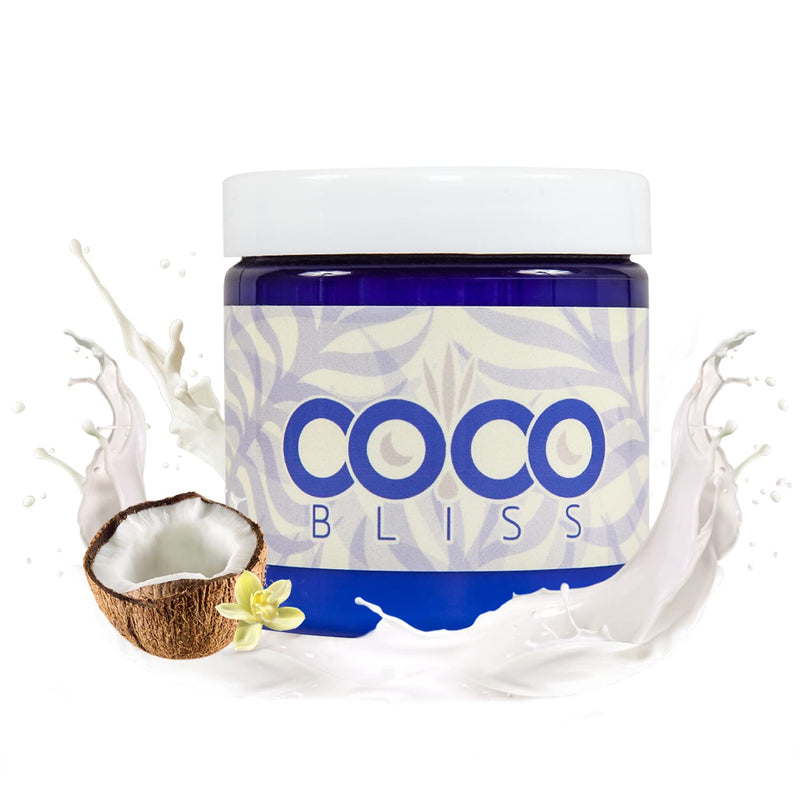 Natural Coconut Oil Lubricant, Intimate Moisturizer, Lube For Him And Her, Personal Massage Oil, Silky Smooth Moisturizer With Vanilla Extract And Almond Oil, 4/8 Fl Oz