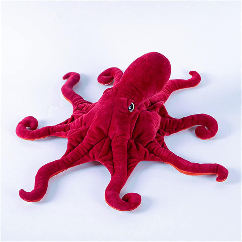 Cute Octopus Plush Toy Super Lovely Red Soft Real Life Octopus Giant Realis