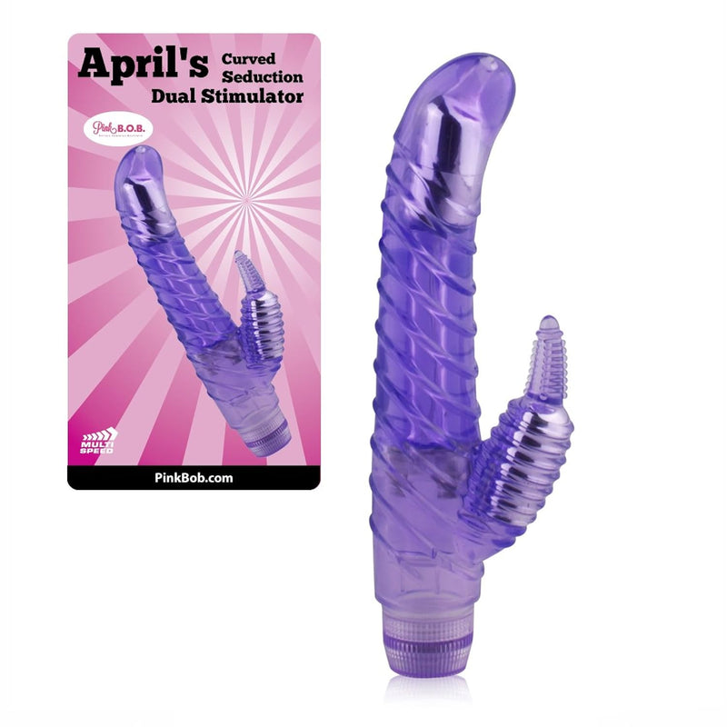 Unique Orgasm Vibrator For Women - Bullet Clitoris Stimulator Attached - Multi-Speed Dial - Curved Tip W/Strong Bullet Vibe - Women'S Massager For Sexual Play-Time
