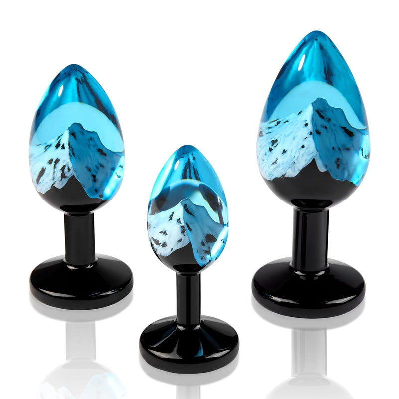 Butt Plug Anal Sex Toys - Butt Plugs For Anal Trainer, Buttplug Anal Training Kit For Beginner, Resin Adult Anal Sex Toy For Men Women Couple Pleasure, 3 Set