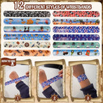 109 Pcs Pirate Party Favors Supplies Tattoo Stickers Bracelet Diamonds Coins Eye Patch Hat Gift Box For Kids Adults Pirate Themed Party Christmas Cosplay Birthday Goodie Bag Fillers