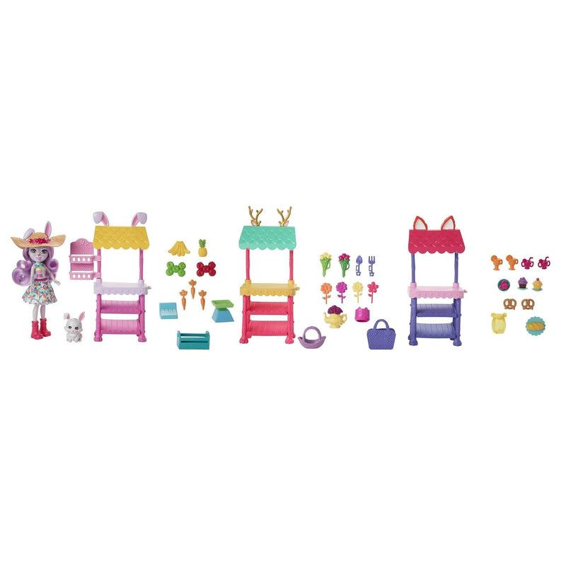City Tails Bunny Farms Market 35+ Piece Playset & Accessories, Great Toy For K