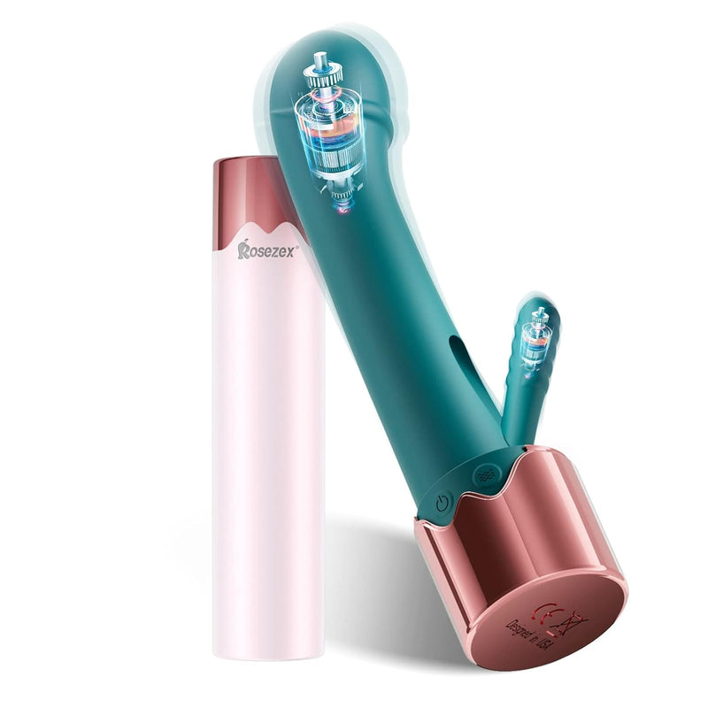 G Spot Vibrator, Adult Sex Toys For Women, With Heating Function, For Clitoral G-Spot Stimulation, Female Rabbit Vibrator, 20 Vibration Modes, Dual Motor Stimulation, Rechargeable, Strong, Silent And