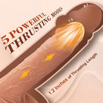 Remote Control Thrusting Dildo Vibrator Sex Toys Realistic Silicone Dildos Sex Toy For G-Spot & Anal Stimulation With Strong Suction Cup Realistic 8.7 In Vibrator Adult Toys For Women Couples Play