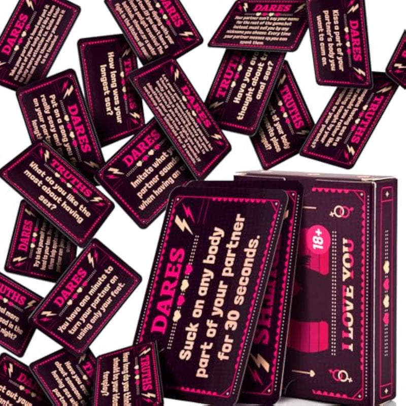 Truth Or Dare Sex Card Game Intimacy Deck Naughty Party Game Date Night Adventurous Playing Cards Erotic Bedroom Game Sex Toy For Couple Lover