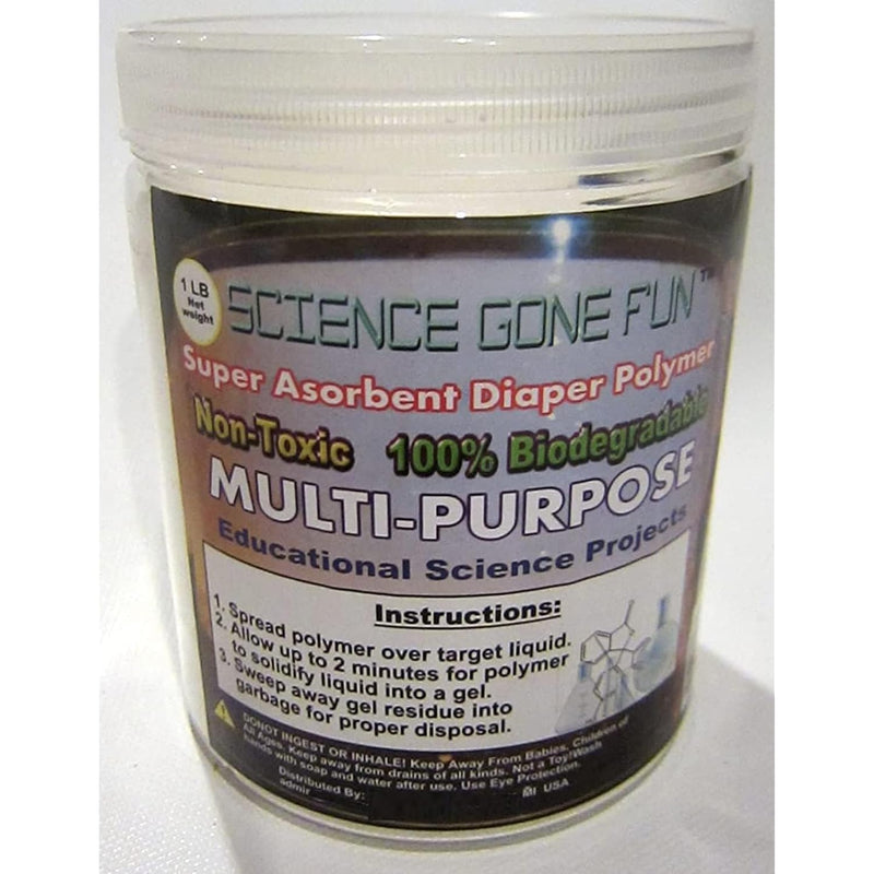 Universe Of Science Inc Educational Products Superabsorbent Diaper Polymer