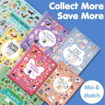 Magical World Sticker Book for Kids - 12 Fun Coloring and Activity Pages with 500+ Stickers Included