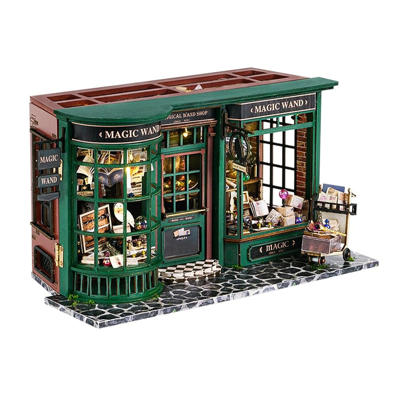 Diy Miniature Dollhouse Kit, Diy Wooden Dollhouse Kit Miniature House Kit,