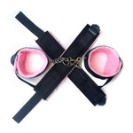 Bed Restraints For Ankles And Wrist Bar Set For Couples Sex Resistance Bands Bed Straps Bonage Kits For Adults Play Sex Pink Handcuffs Hand Cuff Bracelets Set For Women Bedroom Toys Sweatshirt