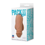 Pack It - Prosthetic Flaccid Penis - Realistic Size And Feel - Lite (110 G) - Caramel