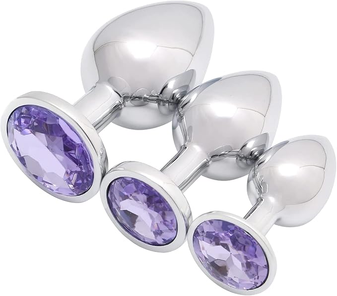 3Pcs Butt Training Plugs Set Adult Toy For Women Anales Relaxing Tools Stainless Steel Amal Plug For Couples Game Sunglasses 0304U2