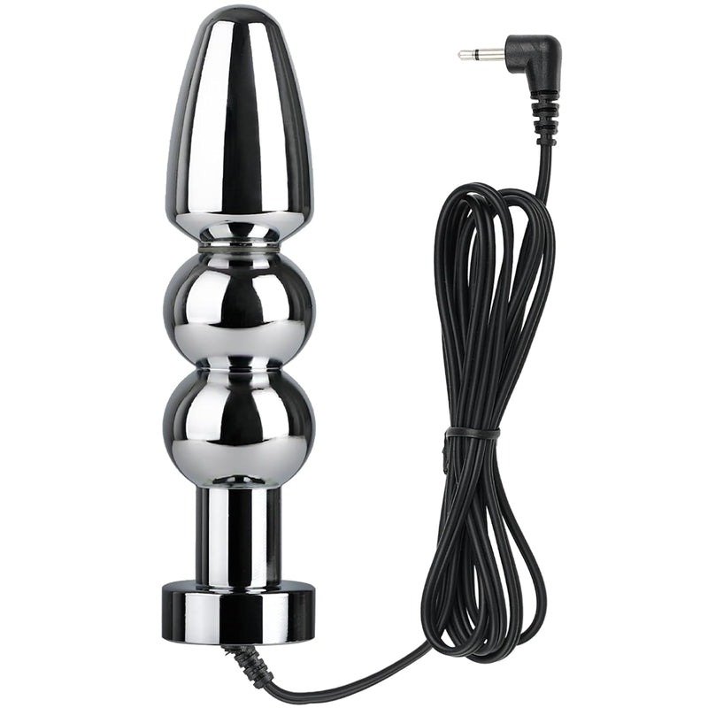 26Mm Electric Shock Anal Beads With Cable
