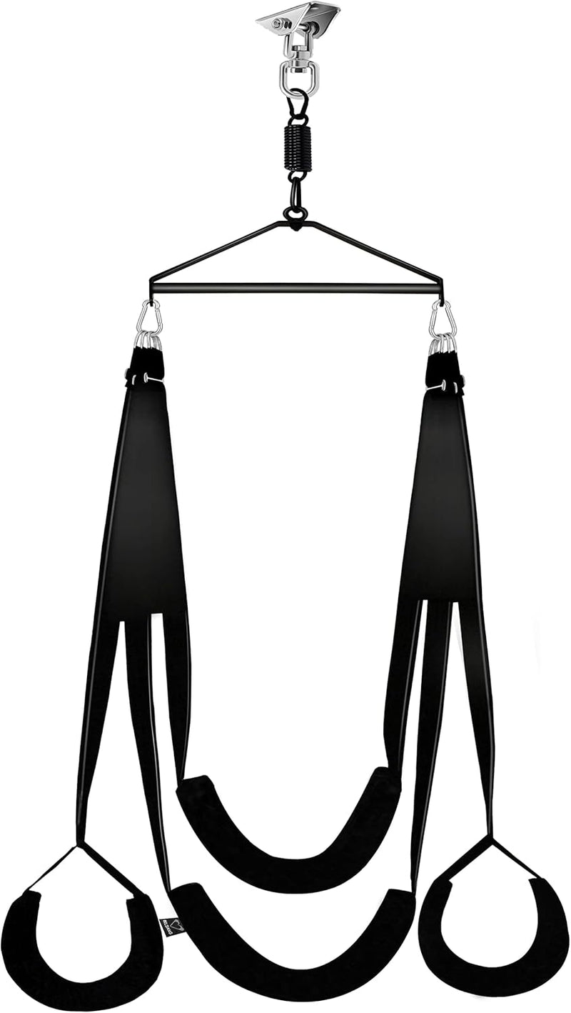 360° Spinning Ceiling Sex Swing with Stand – Adjustable Indoor Sling Set