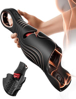 Male Masturbator with 10 Vibration Modes, Dual Stimulation & Adjustable Design