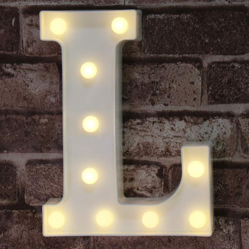 Led Marquee Letter Lights Sign, Light Up Alphabet Letter For Home Party Weddin
