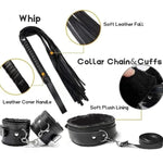 10-Piece Adult Bondage Kit with Blindfold and Restraints for Couples