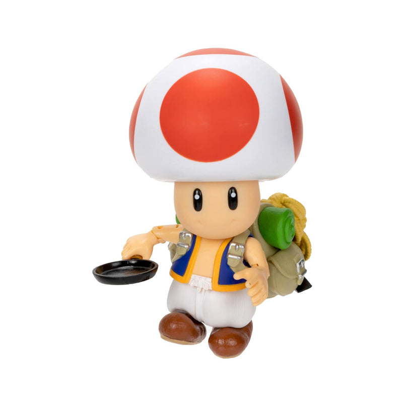 5 Inch Action Figures Series 1 Toad Figure With Frying Pan Accessory