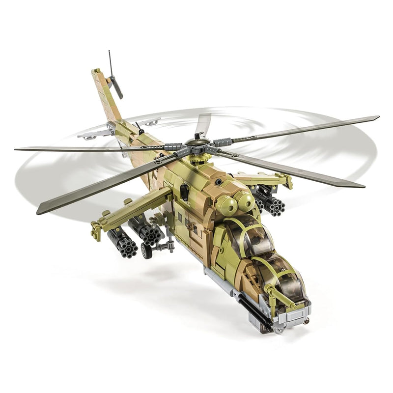 Mi 24S Helicopter Medium Utility Military Army Airplane Building Bricks Set