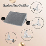 Multi-Function Sex Position Pillow with Handcuffs – Foam Cushion for Couples