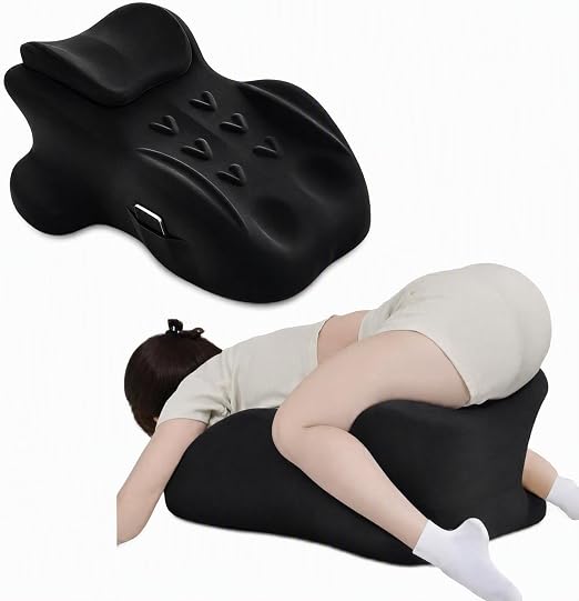 Ergonomic Couples Support Pillow with 27° Incline Wedge Design