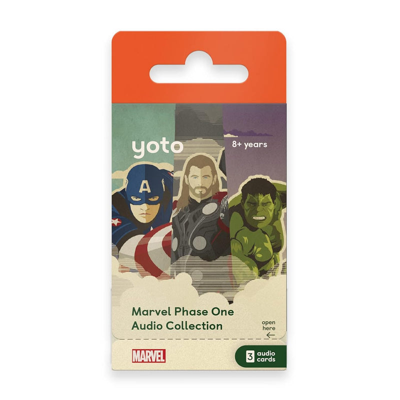 Yoto Disney Junior Novels: Marvel Phase 1 Collection – 3 Kids Audio Cards f