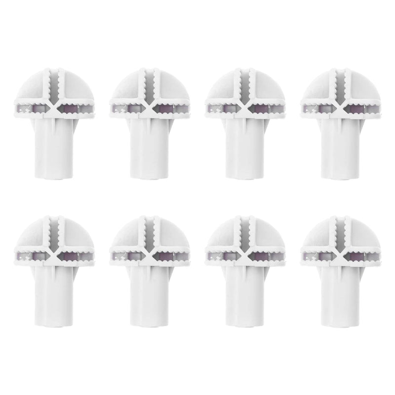 Wire Cube Plastic Connectors White, 8Pcs Modular Closet Organizer Connectors Wir