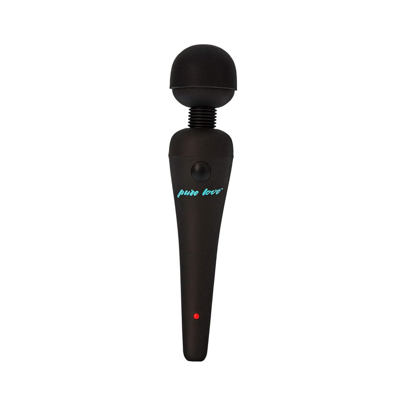 Massage Wand, Personal Vibrator, Full Body Massager, Rechargeable & Waterproof, Handheld, Cordless, Powerful Powerbullet Motor, Black