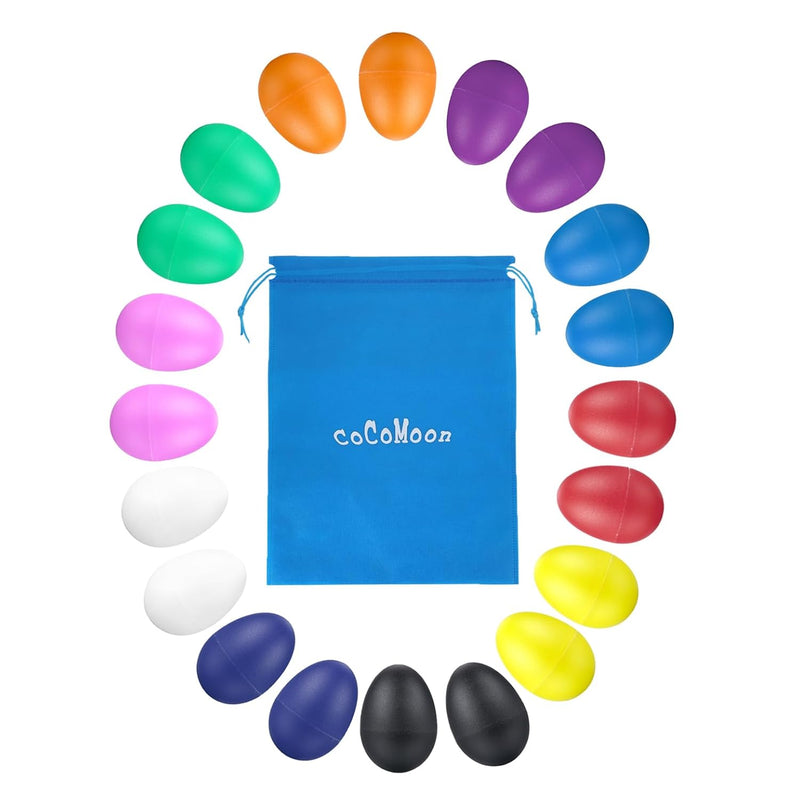 Egg Shakers Musical Instruments For Babies 20Pcs Musical Maracas Percussion