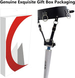 Adjustable Leather Strap-On Harness – Secure Waistband Tie for Vibrators & Wands