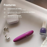 Mia 3 Female Personal Massager, Mini Vibrator Quiet With 8 Pleasure Settings And An Updated Petite Design, Discreet Vibrator Small, Clitoris Vibrator (Black)