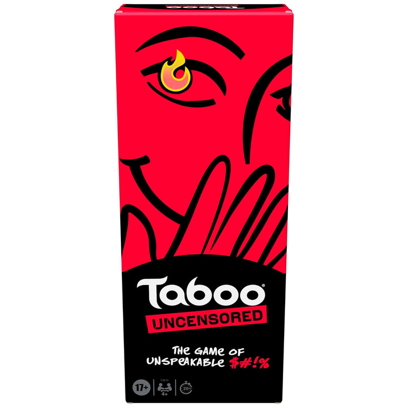 Taboo Uncensored Board Game For Adults Only Ages 17+ 4+ Players 20 Mins. Av