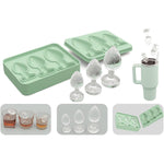 Sex Anal Plug Shaped Ice Cubes And Ice Cube Mold Penis Ice Cube Mold Silicone For Adults Dildo Classici Dildo Anal Plug Anali (Green Anal Plug)