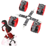 Handcuffs Sex Bondage Set, Bdsm Toy Restraints Sex Set, With Handcuffs Sex Bed Plush Ankle Restraints, Sm Toy Hard, Sex Toy For Couples