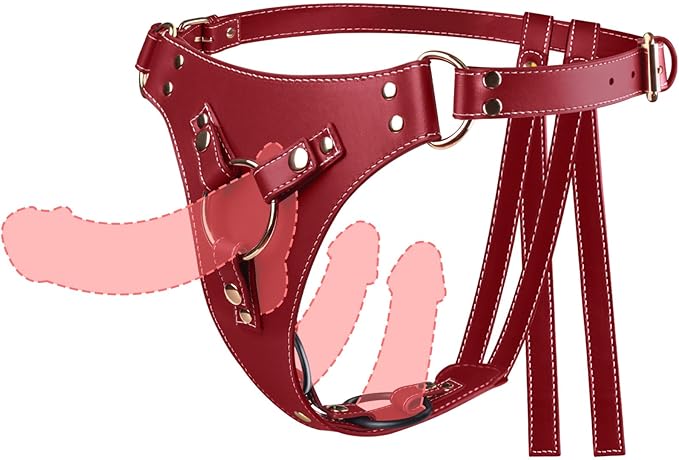 Strap On Dildo Sex Toy Adjustable Waist Strap On Design,2 Sets Silicone Rings And 1 Set Metal Rings,Strap On Harness Adult Strapless Strap On For Partners, For Heterosexual Lesbian And Gay