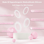 Silkyfit Barely-There Medical Grade Silicone Rings For Silverette Nursing Cups 2Pcs(Xl)-Only Silicone Rings
