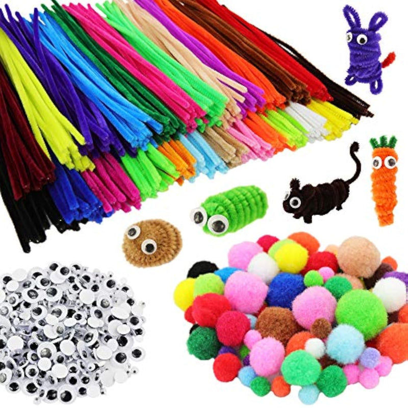Art and Craft Supplies Set for DIY Activities and Parties, 862 Pieces Total