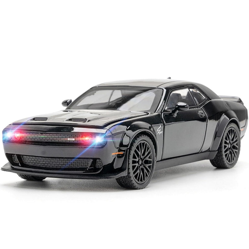 Toy Cars 1/32 Dodge Challenger Die Cast Metal Toy Cars Hellcat Toy Car With