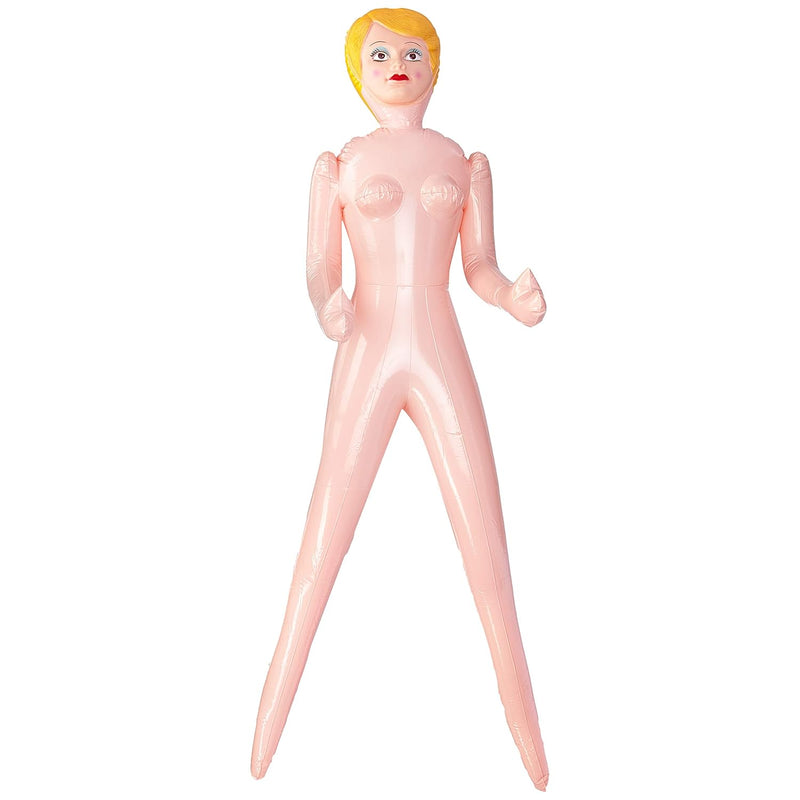 Joker Judy The Inflatable Friend Novelty 5' Adult Gag Gift, Beige, One Size, Multicolor