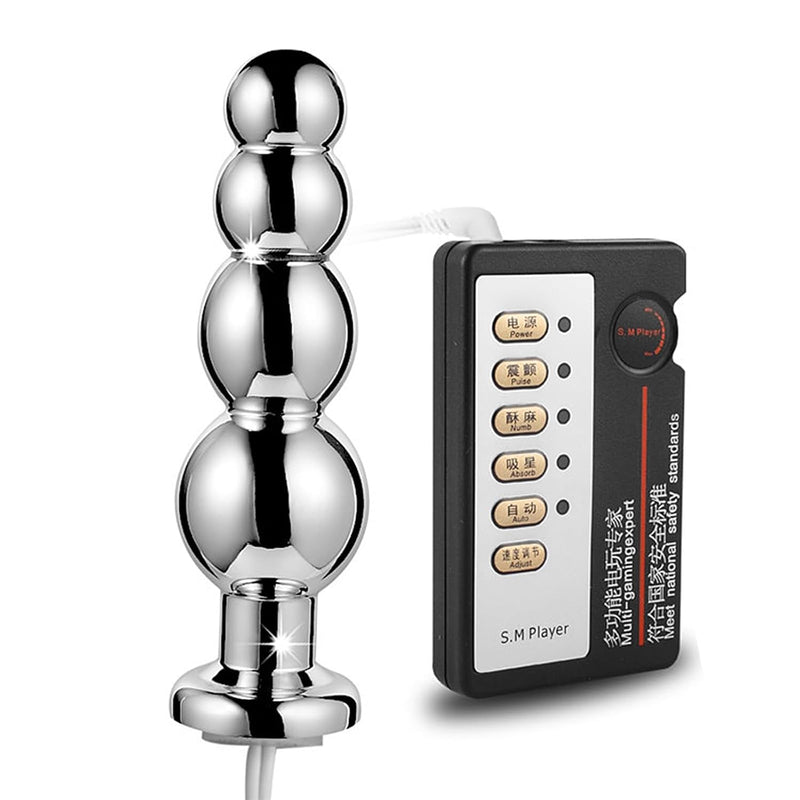 Bdsm Adult Sex Toys Inserting Toys Electric Butt Plug Trainer Kit Anal Plugs Prostate Massage Temperature Stimulation Anal Dilator For Men Women