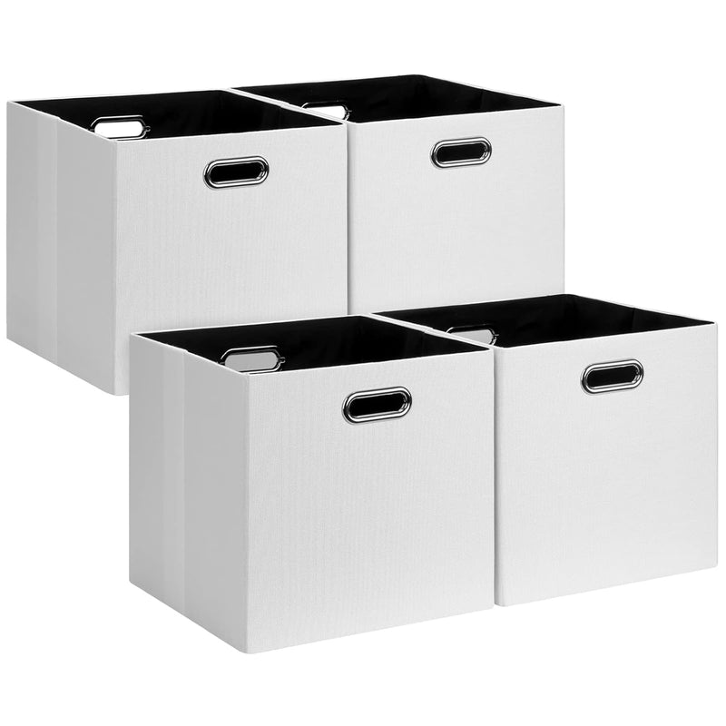 Fabric Storage Cubes, 13X13 Collapsible Storage Bins With Dual Handles, Foldable