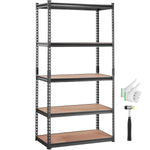 Storage Shelving Unit, 5-Tier Adjustable, 2000 Lbs Capacity, Heavy Duty Garage S