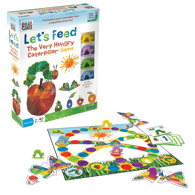 Briarpatch Let's Feed The Very Hungry Caterpillar Game, Brown