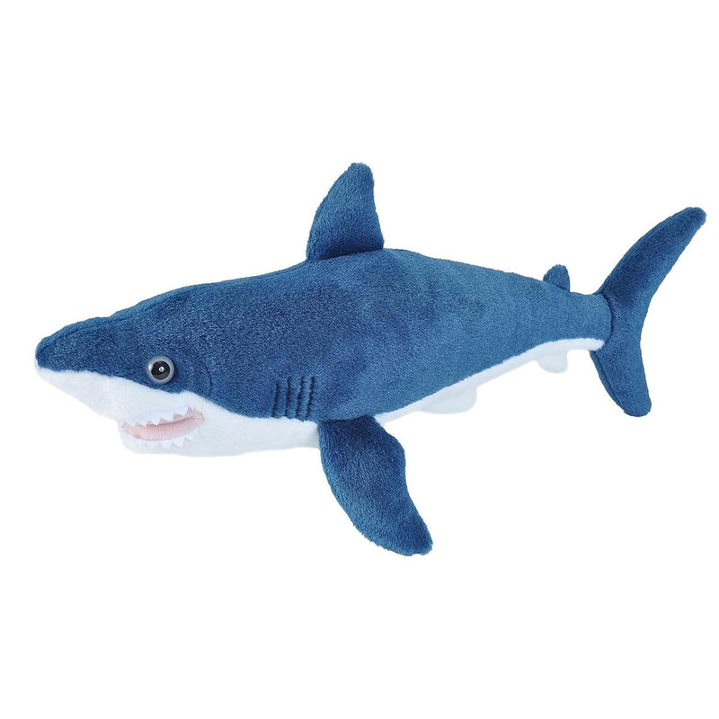 Wild Republic Mako Shark Plush, Stuffed Animal, Plush Toy, Gifts for Kids,