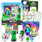 Kids' Art Bundle with Decals and Stickers, 3-Piece Sketchbook Set for Toddlers and Children